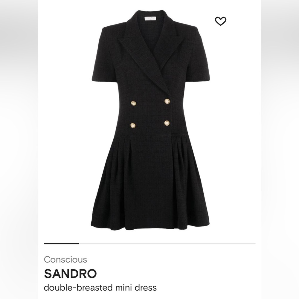 Sandro tweed mini dress